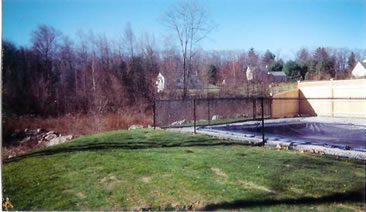 Black Chain Link Pool Mesh